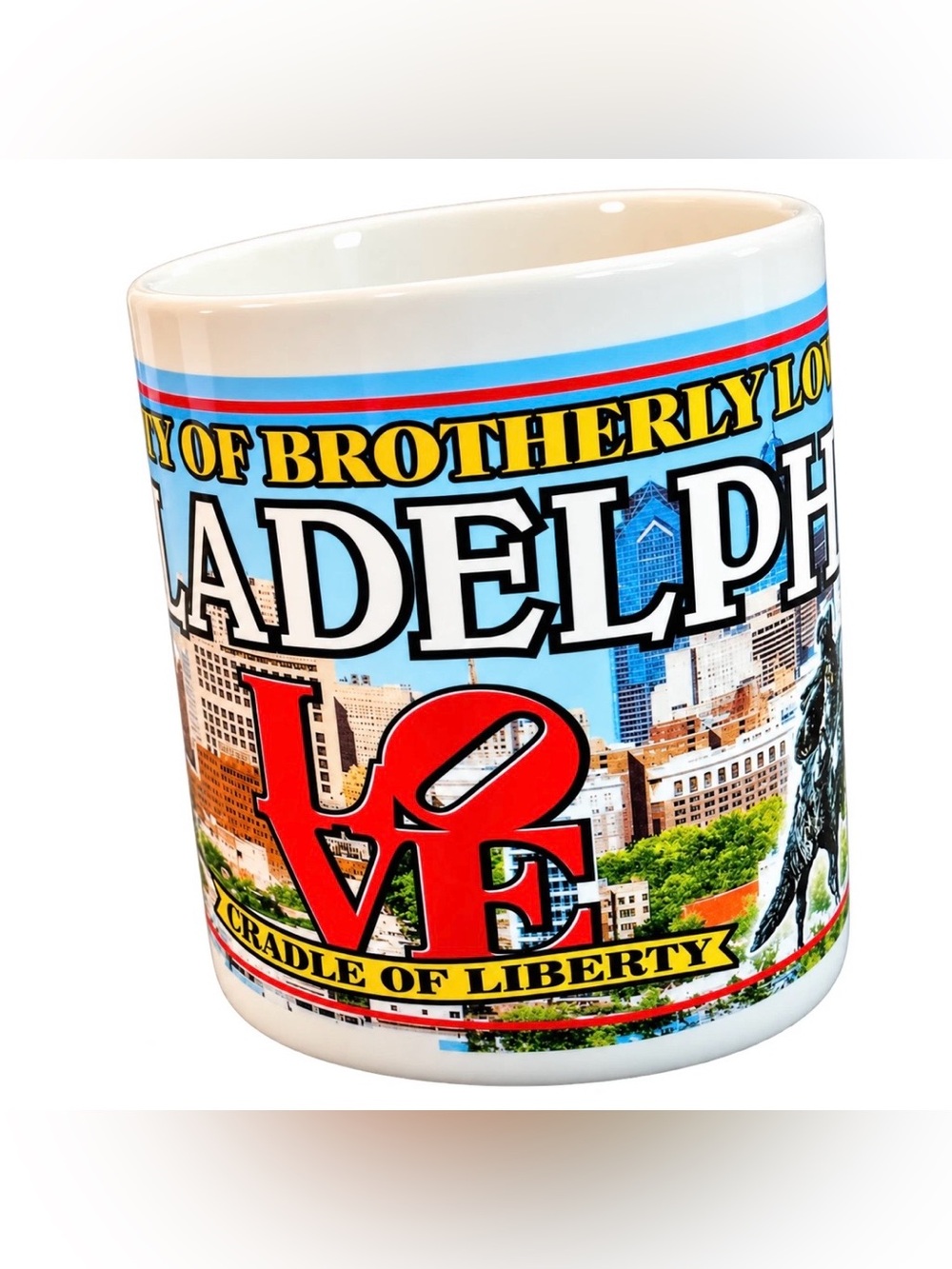 Philadelphia Liberty Bell LOVE Souvenir Coffee Mug